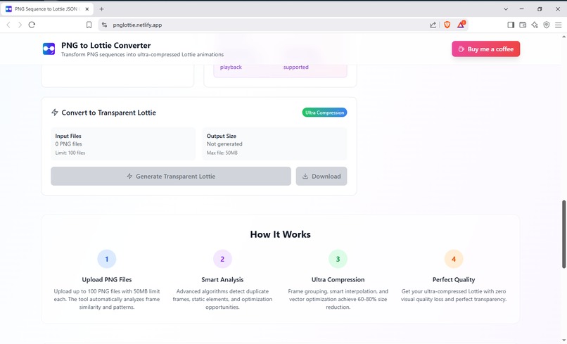 PNG to Lottie – screenshot 1