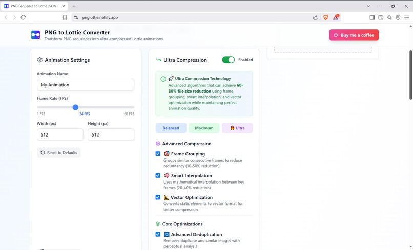PNG to Lottie – screenshot 4