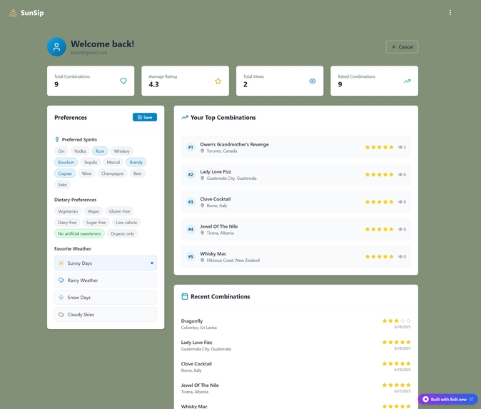 SunSip – screenshot 9
