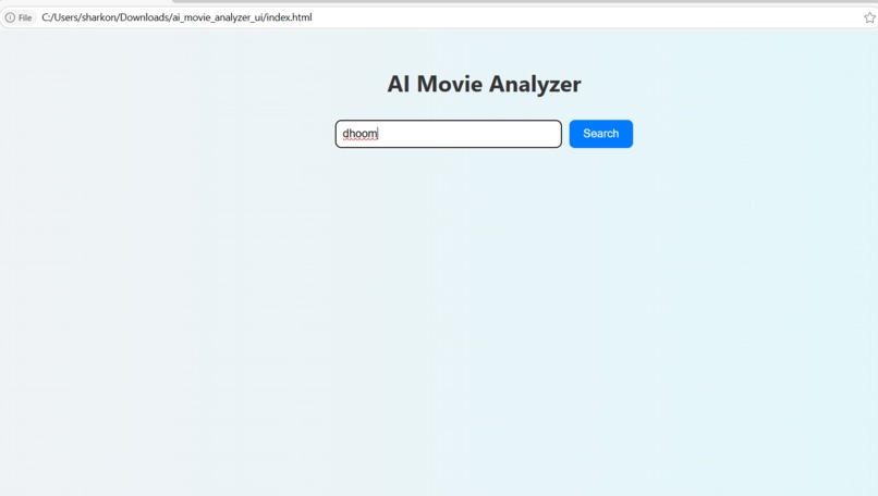 AI Movie Analyzer | Devpost