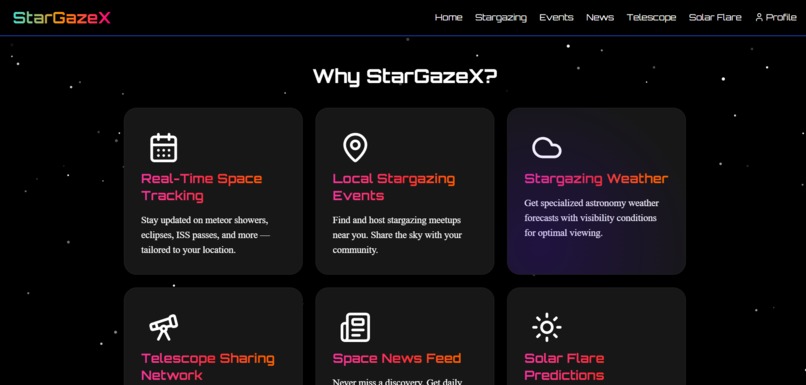 StarGazeX – screenshot 2