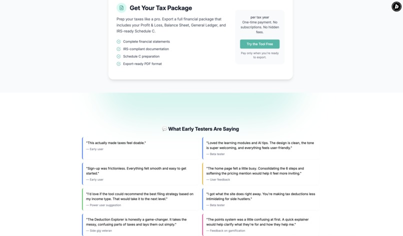 TaxHabit – screenshot 2