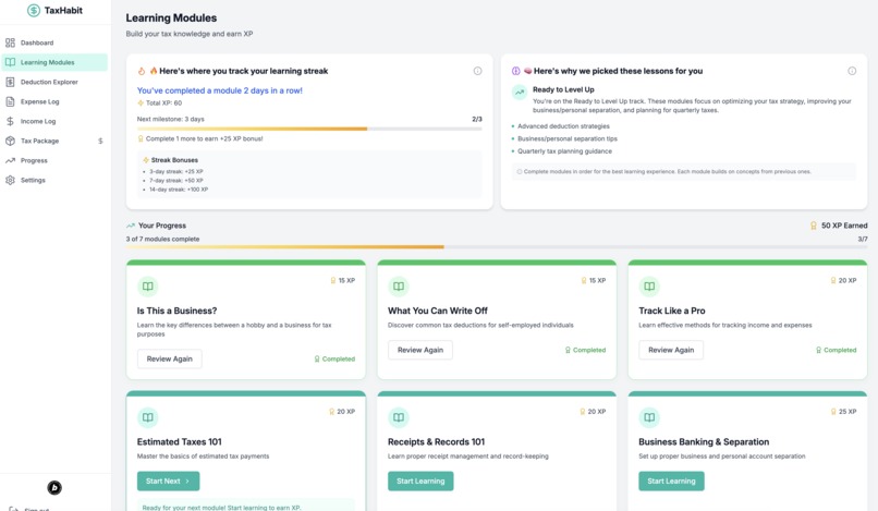 TaxHabit – screenshot 6