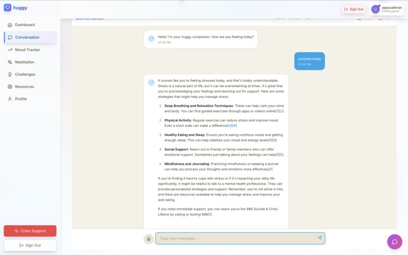 Huggy : Just a call away because care deserves human touch – screenshot 4
