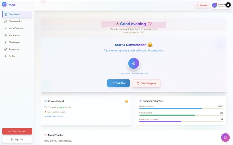 Huggy : Just a call away because care deserves human touch – screenshot 5