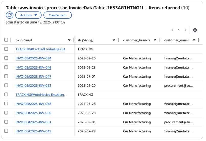 aws-invoice-processor – screenshot 5