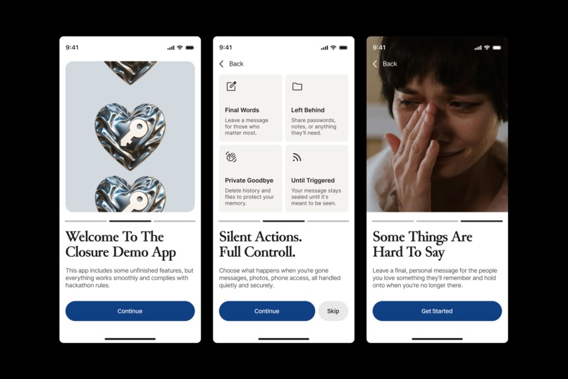 Closure App – screenshot 1