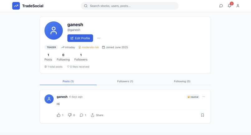 TheTradeSocial-Platform for Traders & Investors – screenshot 3