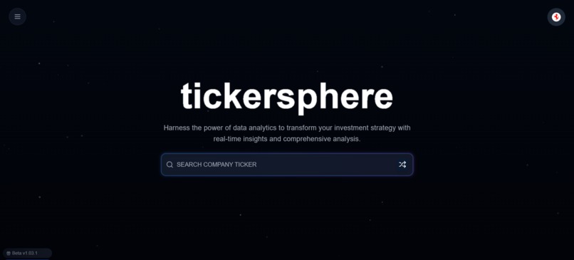 TickerSphere – screenshot 1