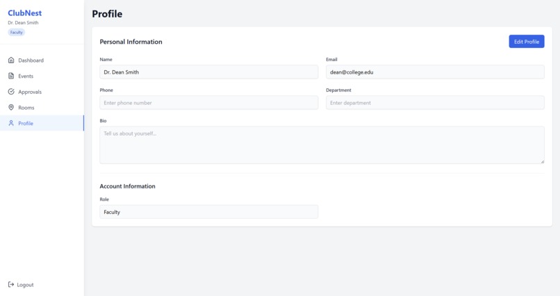 ClubNest – screenshot 2