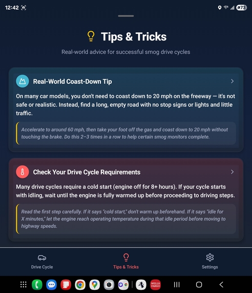 DriveCyclePro – screenshot 2
