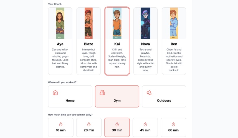airony.fit – screenshot 3
