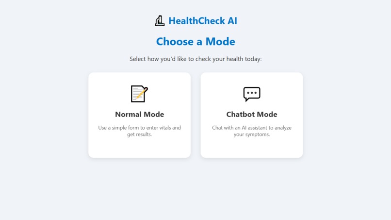 healthcheck-ai – screenshot 1