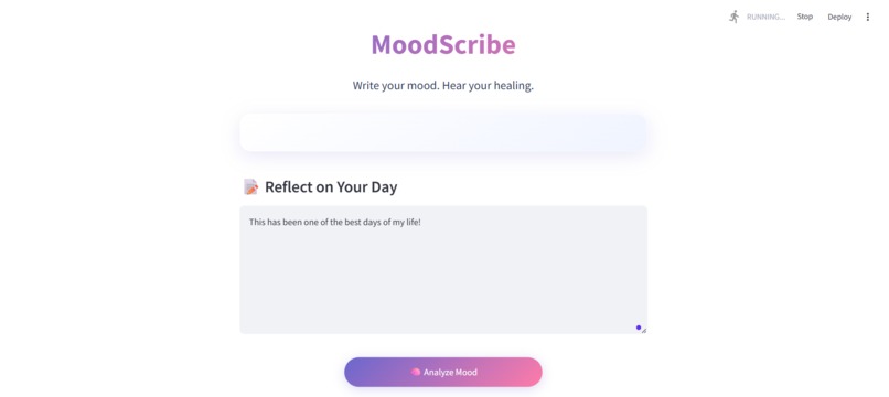 Moodscribe  – screenshot 1