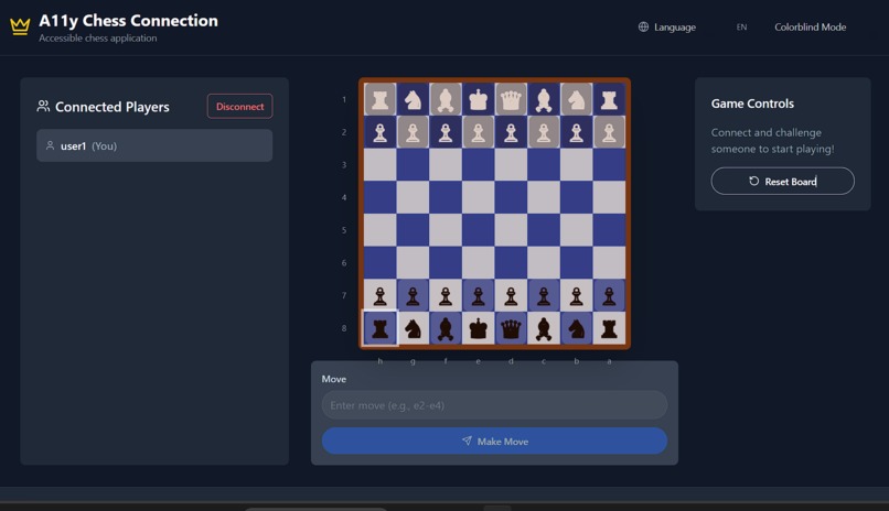 A11y Chess Connection – screenshot 1