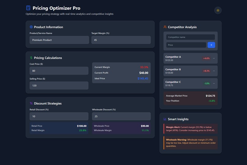 Pricing Optimizer Pro – screenshot 2