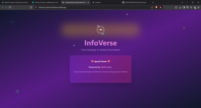 INFO HUB – screenshot 1