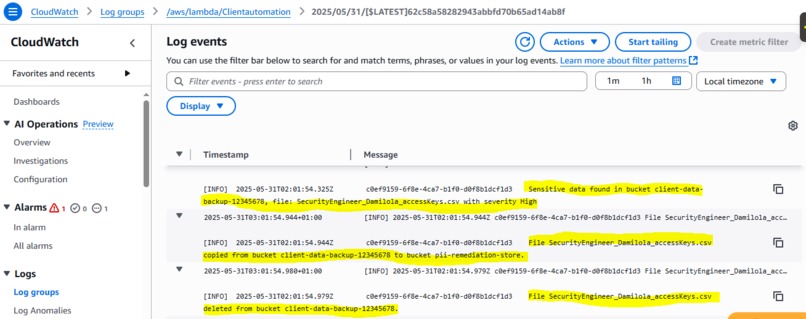 Real-Time Data Leak Prevention  Automation in AI Healthcare – screenshot 8