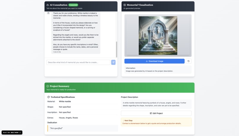 MemorialAI – screenshot 2