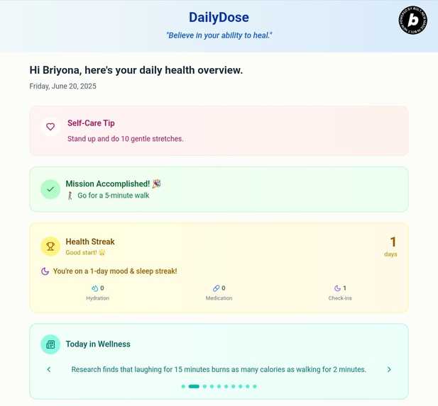 DailyDose – screenshot 1