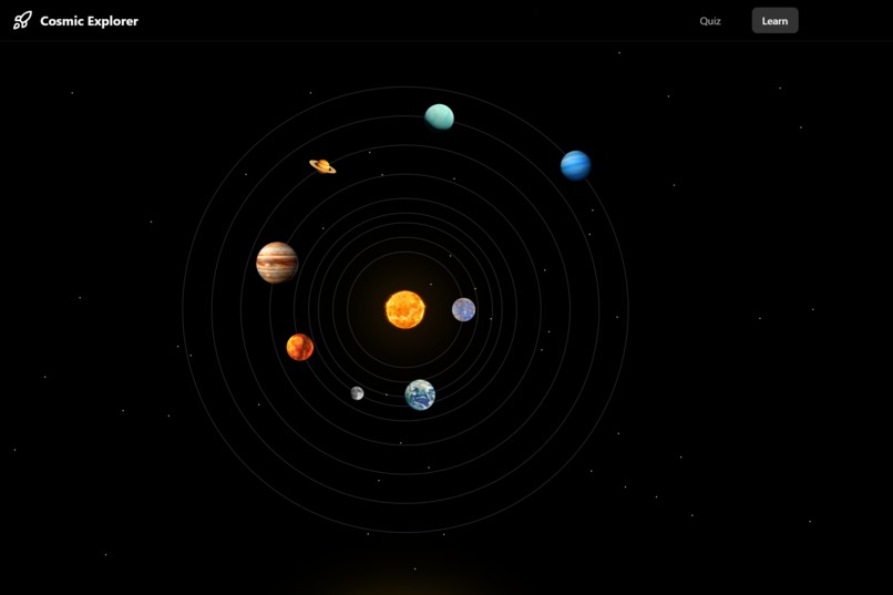 Cosmic Explorer- which planet are you? – screenshot 1