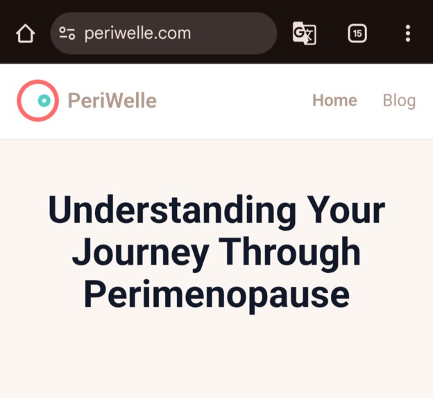 Perimenopause checker – screenshot 2