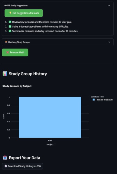 StudySync: Virtual Study Group Organizer – screenshot 4