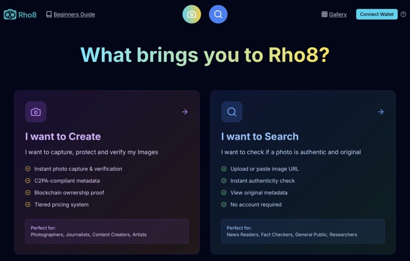 Rho8 – The Truth Layer for Digital Images – screenshot 1