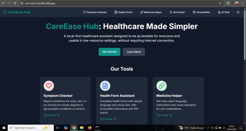 CareEase Hub – screenshot 1