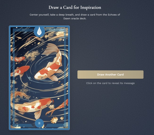 Echoes Of Dawn – Digital Oracle Experience – screenshot 4