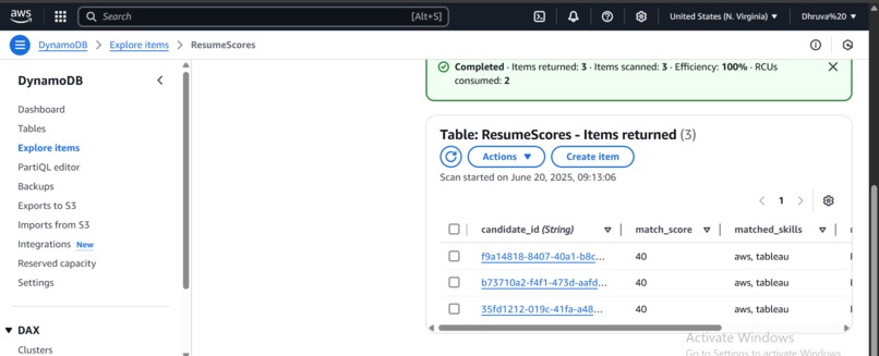 HR Resume Screener (AI + Serverless) – screenshot 5