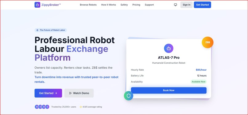 P2P Robot Broker - ZippyBroker v2 (One Shot) – screenshot 2