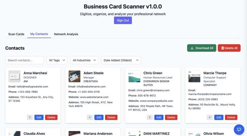 AWSome Scanner: AI Business Network Analyzer – screenshot 1