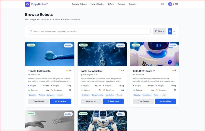 P2P Robot Broker - ZippyBroker v2 (One Shot) – screenshot 4
