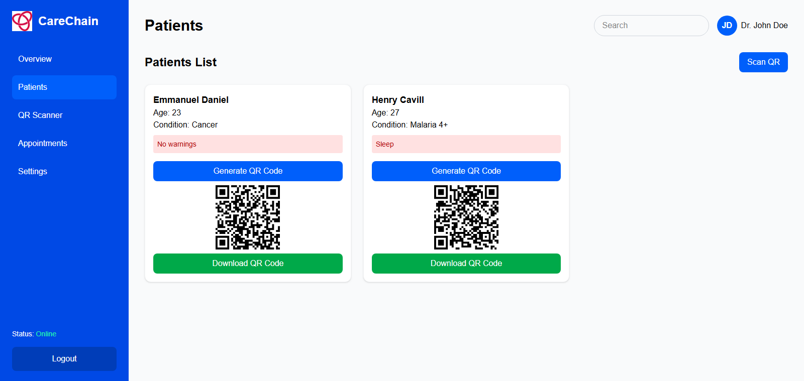 CareChain – Decentralized Patient Record System | Devpost