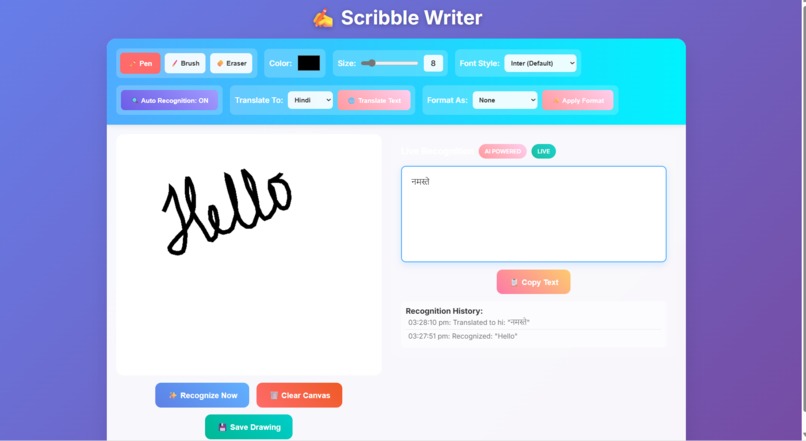 Scribble Writer – screenshot 2