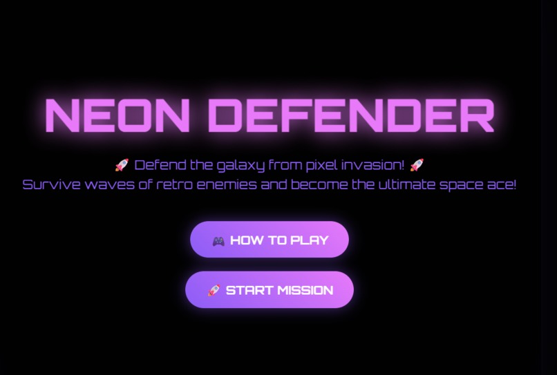 Neon Defender – screenshot 1