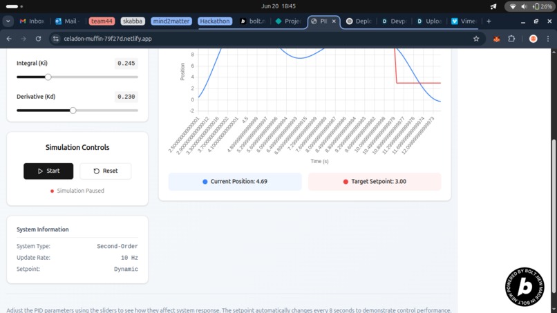 PID Controller Simulator – screenshot 1