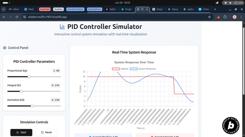 PID Controller Simulator – screenshot 2