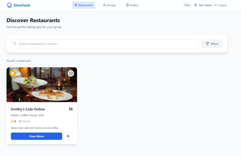 DineFlash – screenshot 4
