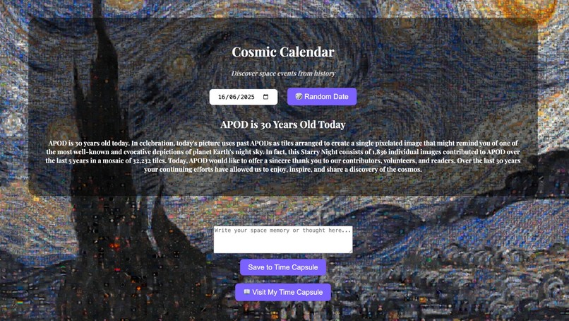 COSMOS REWIND – screenshot 2
