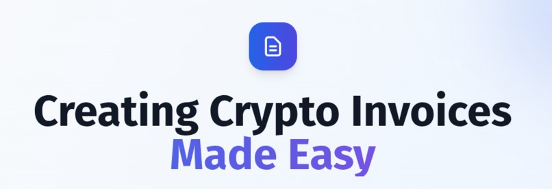 crypto invoice creator – screenshot 1
