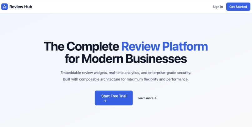 Reviews Hub – screenshot 1