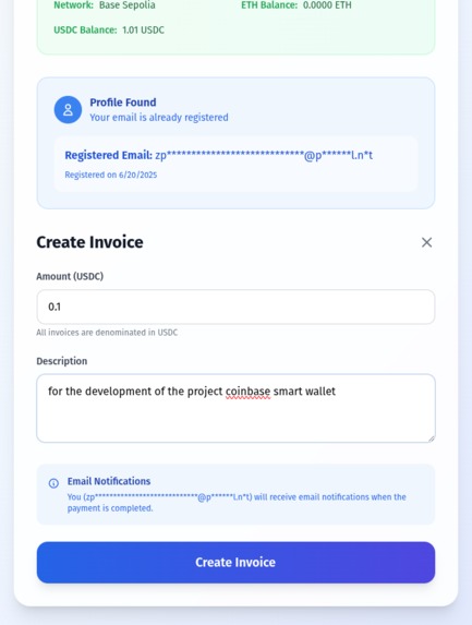 crypto invoice creator – screenshot 4
