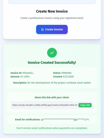crypto invoice creator – screenshot 5