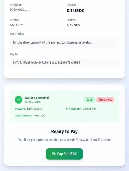 crypto invoice creator – screenshot 6