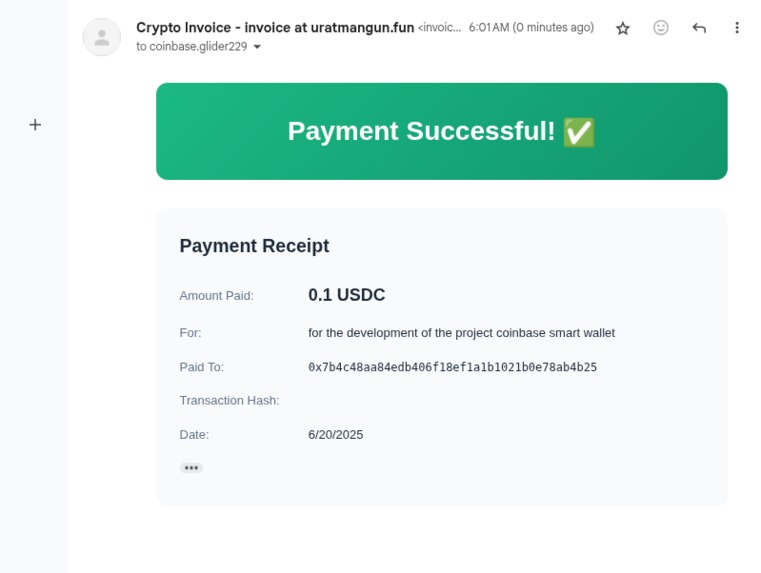 crypto invoice creator – screenshot 8