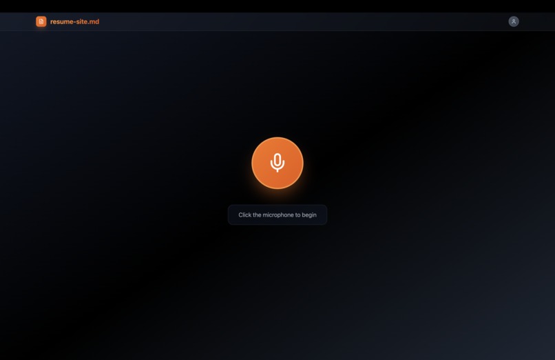resume-site.md – screenshot 1