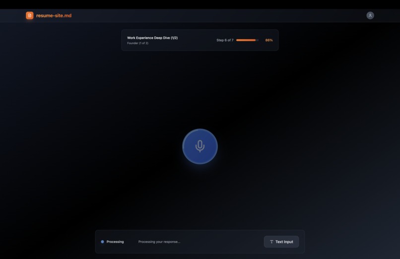 resume-site.md – screenshot 3