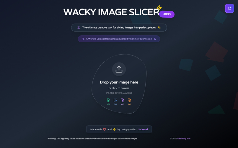 WACKY IMAGESLICER 3000 – screenshot 1